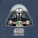 Men's Star Wars: The Mandalorian Grogu and Din Djarin Take Flight T-Shirt