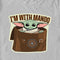 Men's Star Wars: The Mandalorian Grogu I'm with Mando T-Shirt