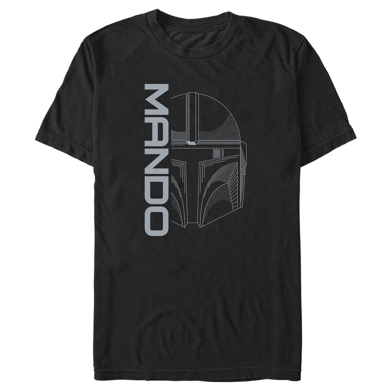 Men's Star Wars: The Mandalorian Mando Helmet T-Shirt