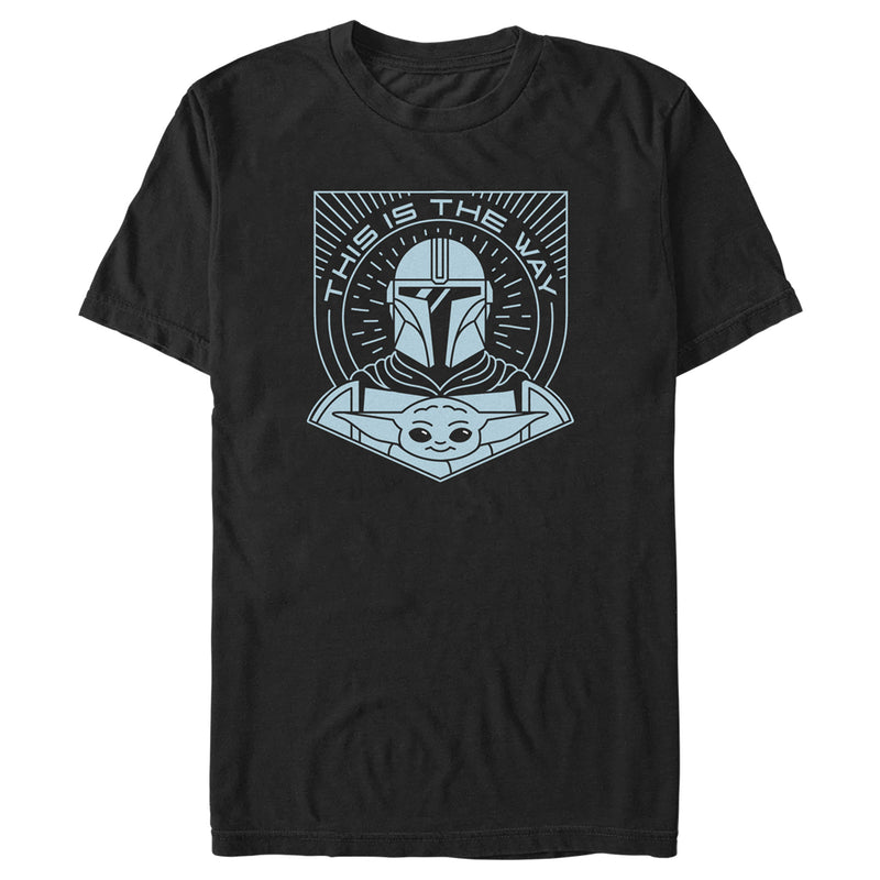 Men's Star Wars: The Mandalorian This is the Way Minimalist T-Shirt