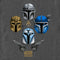 Men's Star Wars: The Mandalorian Team Helmets T-Shirt