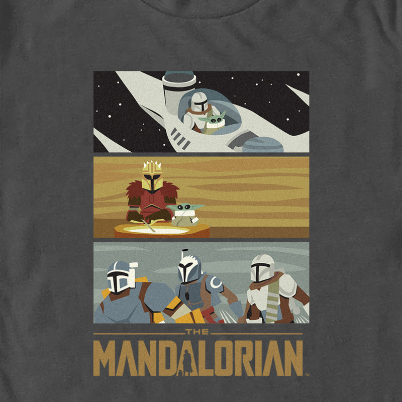 Men's Star Wars: The Mandalorian Animated Scenes T-Shirt