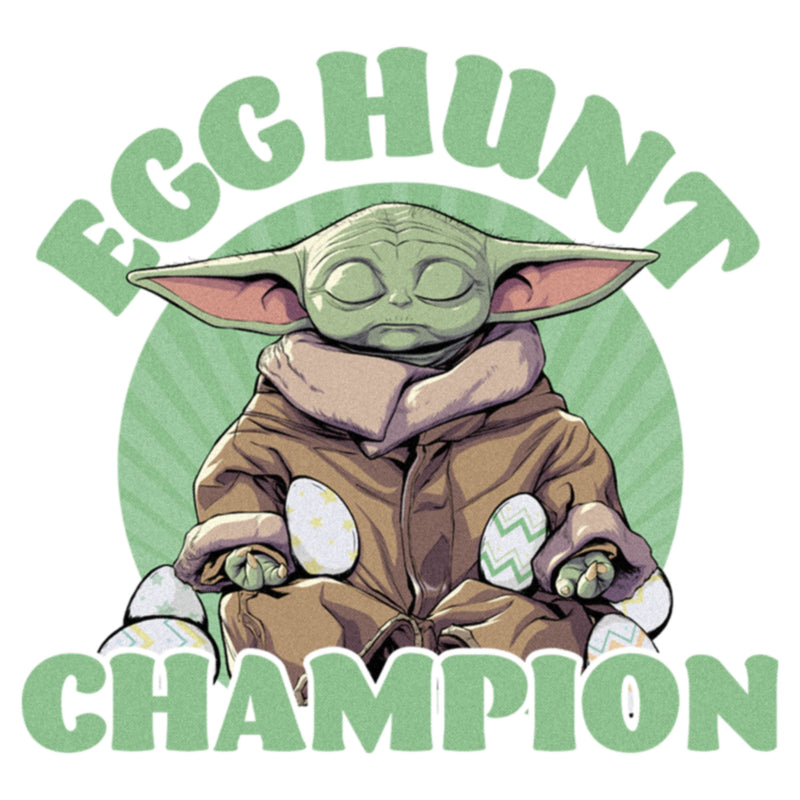 Junior's Star Wars: The Mandalorian Easter Grogu Egg Hunt Champion T-Shirt