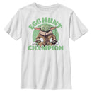 Boy's Star Wars: The Mandalorian Easter Grogu Egg Hunt Champion T-Shirt