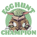 Boy's Star Wars: The Mandalorian Easter Grogu Egg Hunt Champion T-Shirt