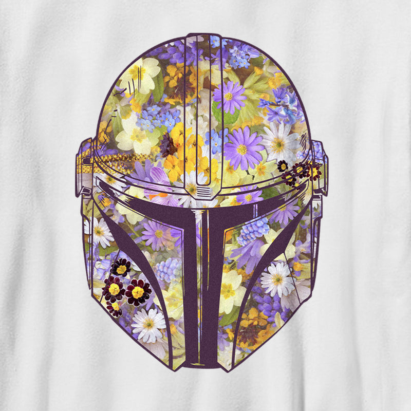 Boy's Star Wars: The Mandalorian Mando Floral Fill T-Shirt