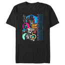 Men's Star Wars: The Mandalorian Colorful Retro Poster T-Shirt