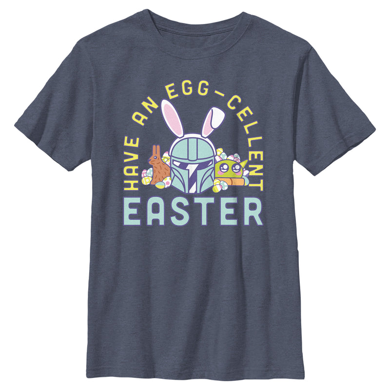 Boy's Star Wars: The Mandalorian Egg-Cellent Easter T-Shirt