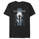 Men's Star Wars: The Mandalorian Clan of Two Helmet T-Shirt