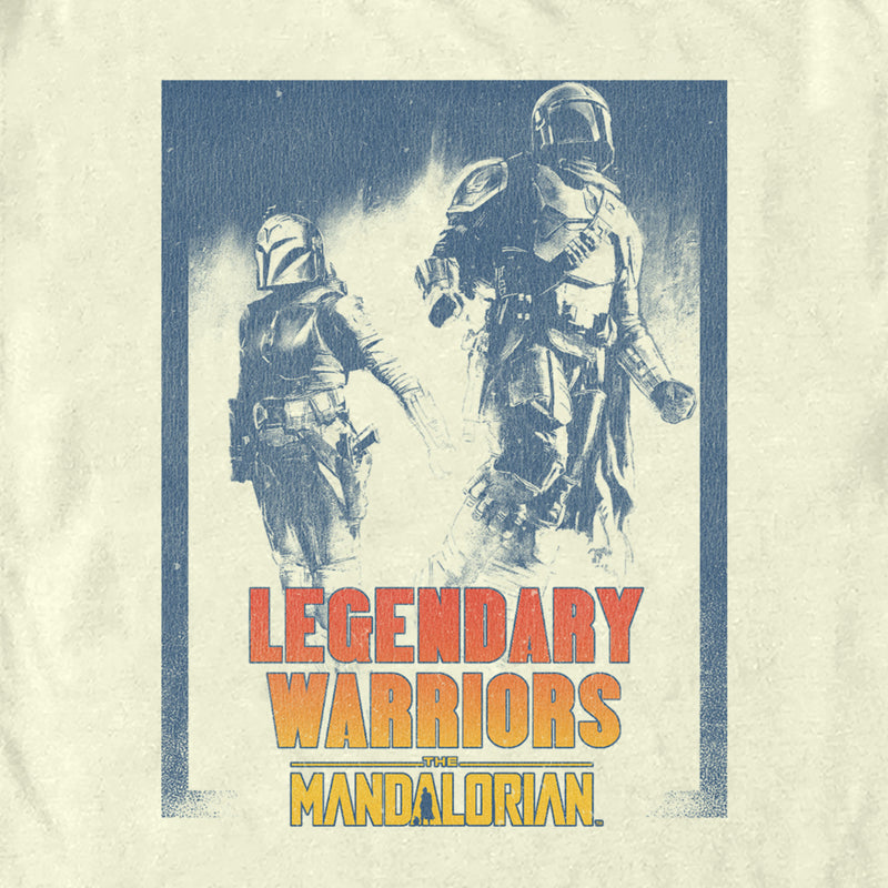 Men's Star Wars: The Mandalorian Legendary Warriors Poster T-Shirt