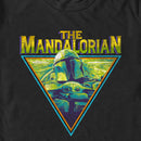 Men's Star Wars: The Mandalorian Triangle Poster T-Shirt