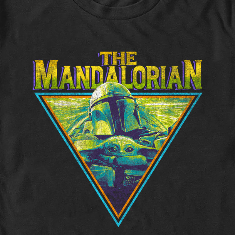 Men's Star Wars: The Mandalorian Triangle Poster T-Shirt