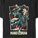 Men's Star Wars: The Mandalorian Retro Poster T-Shirt