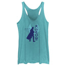 Women's Star Wars: Obi-Wan Kenobi Restoring Balance Kenobi Silhouette Racerback Tank Top