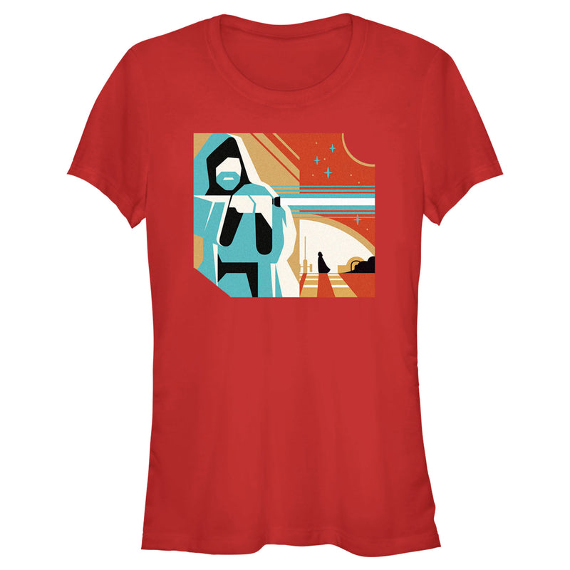 Junior's Star Wars: Obi-Wan Kenobi Geometric Obi-Wan T-Shirt