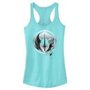 Junior's Star Wars: Obi-Wan Kenobi Jedi and Empire Logo Racerback Tank Top