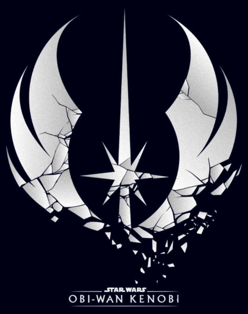 Women's Star Wars: Obi-Wan Kenobi Shattered Jedi Knight Emblem T-Shirt