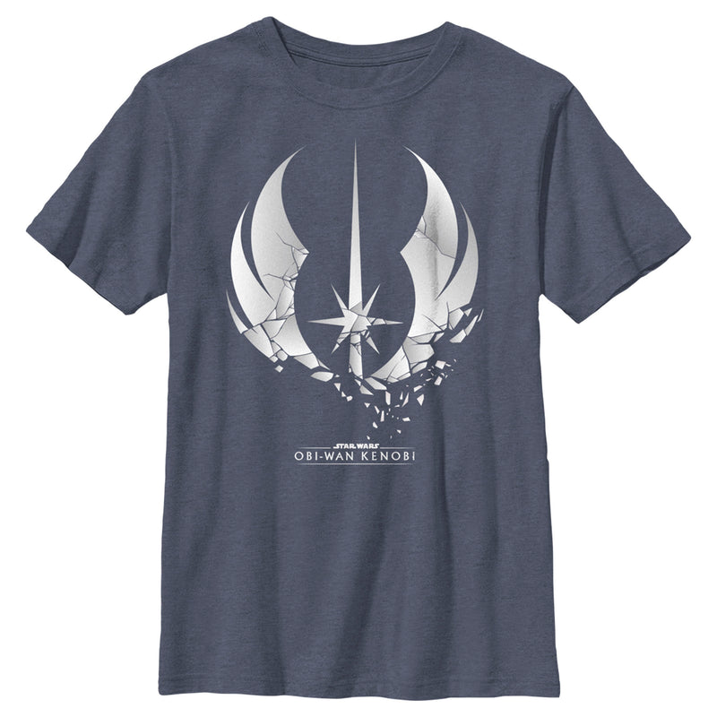 Boy's Star Wars: Obi-Wan Kenobi Shattered Jedi Logo T-Shirt