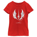 Girl's Star Wars: Obi-Wan Kenobi Shattered Jedi Knight Emblem T-Shirt