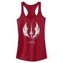 Junior's Star Wars: Obi-Wan Kenobi Shattered Jedi Knight Emblem Racerback Tank Top