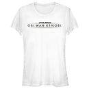 Junior's Star Wars: Obi-Wan Kenobi Original Series Logo T-Shirt