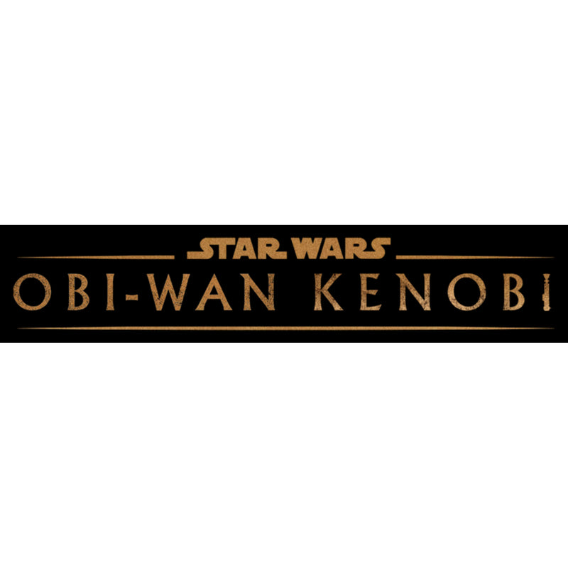 Men's Star Wars: Obi-Wan Kenobi Original Series Logo Gold T-Shirt