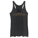 Junior's Star Wars: Obi-Wan Kenobi Jedi and Empire Logo Racerback Tank Top