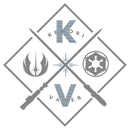 Women's Star Wars: Obi-Wan Kenobi Vader vs Kenobi Crossed Lightsabers T-Shirt
