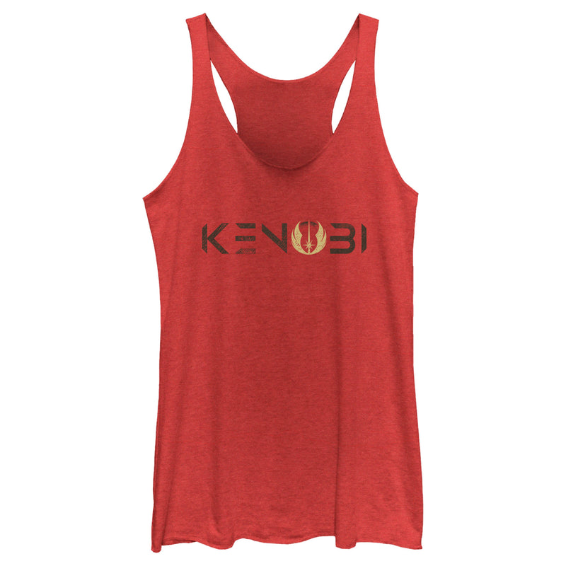 Women's Star Wars: Obi-Wan Kenobi Jedi Kenobi Logo Racerback Tank Top