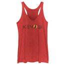 Women's Star Wars: Obi-Wan Kenobi Vintage Silhouette Kenobi Sunset Racerback Tank Top