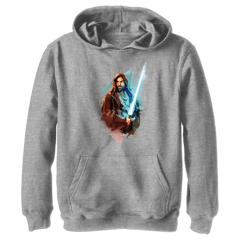 Boy's Star Wars: Obi-Wan Kenobi Watercolor Obi-Wan Pull Over Hoodie