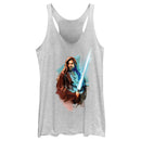 Women's Star Wars: Obi-Wan Kenobi Watercolor Obi-Wan Racerback Tank Top