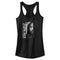 Junior's Star Wars: Obi-Wan Kenobi Jedi Knight Kenobi Grayscale Portrait Racerback Tank Top