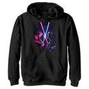 Boy's Star Wars: Obi-Wan Kenobi Vader vs Kenobi Artistic Lightsaber Duel Pull Over Hoodie