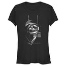 Junior's Star Wars: Obi-Wan Kenobi Darth Vader Helmet Reflection with Obi-Wan T-Shirt