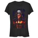 Junior's Star Wars: Obi-Wan Kenobi Darth Vader Menacing Glow T-Shirt