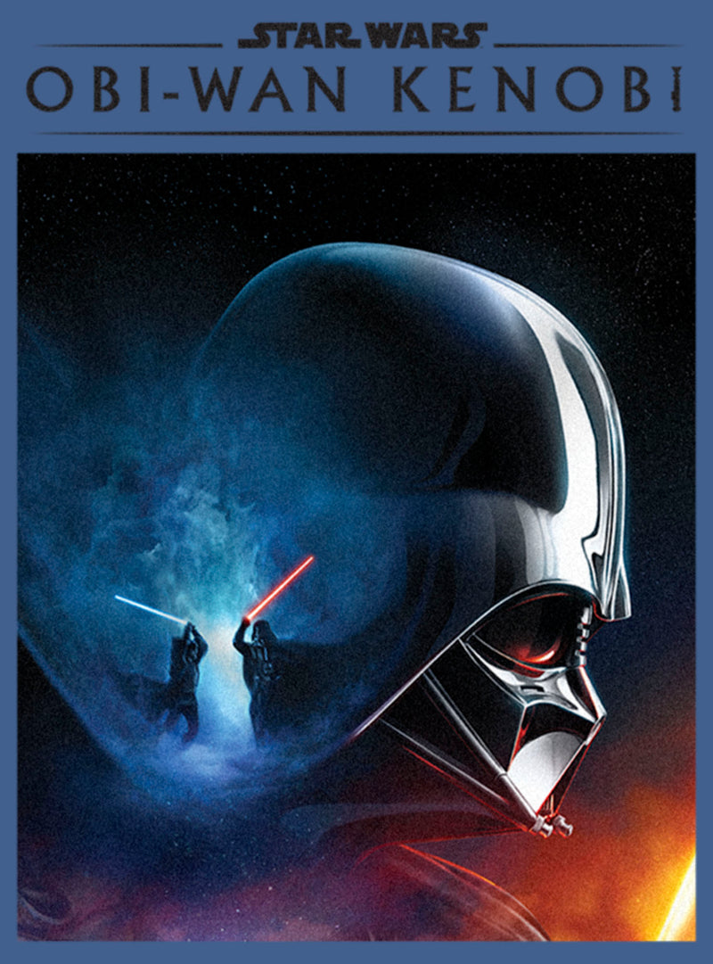 Boy's Star Wars: Obi-Wan Kenobi Darth Vader vs Kenobi Galactic Battle Poster Pull Over Hoodie