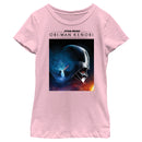 Girl's Star Wars: Obi-Wan Kenobi Darth Vader vs Kenobi Galactic Battle Poster T-Shirt