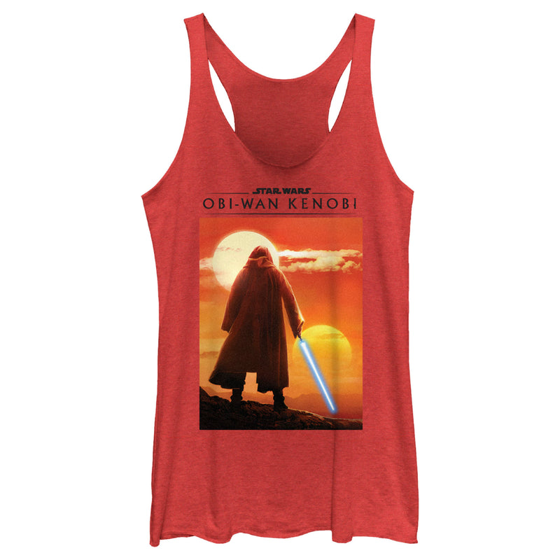 Women's Star Wars: Obi-Wan Kenobi Two Suns and Kenobi on the Horizon Racerback Tank Top