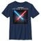 Boy's Star Wars: Obi-Wan Kenobi Lightsaber Dark Side vs Jedi Clash T-Shirt