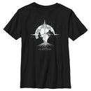 Boy's Star Wars: Obi-Wan Kenobi Darth Vader vs Kenobi Silhouette Lightsaber Explosion T-Shirt