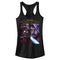 Junior's Star Wars: Obi-Wan Kenobi Darth Vader vs Kenobi Artistic Panel Portrait Racerback Tank Top