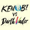 Men's Star Wars: Obi-Wan Kenobi Darth Vader vs Kenobi Rainbow Text T-Shirt