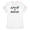 Women's Star Wars: Obi-Wan Kenobi Darth Vader vs Kenobi Rainbow Text T-Shirt