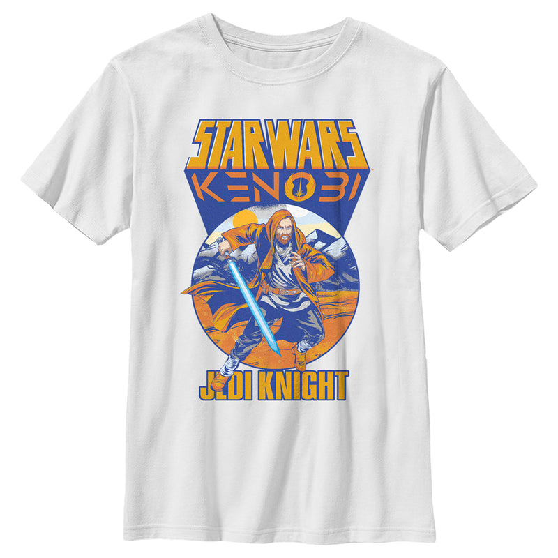 Boy's Star Wars: Obi-Wan Kenobi Retro Jedi Knight T-Shirt