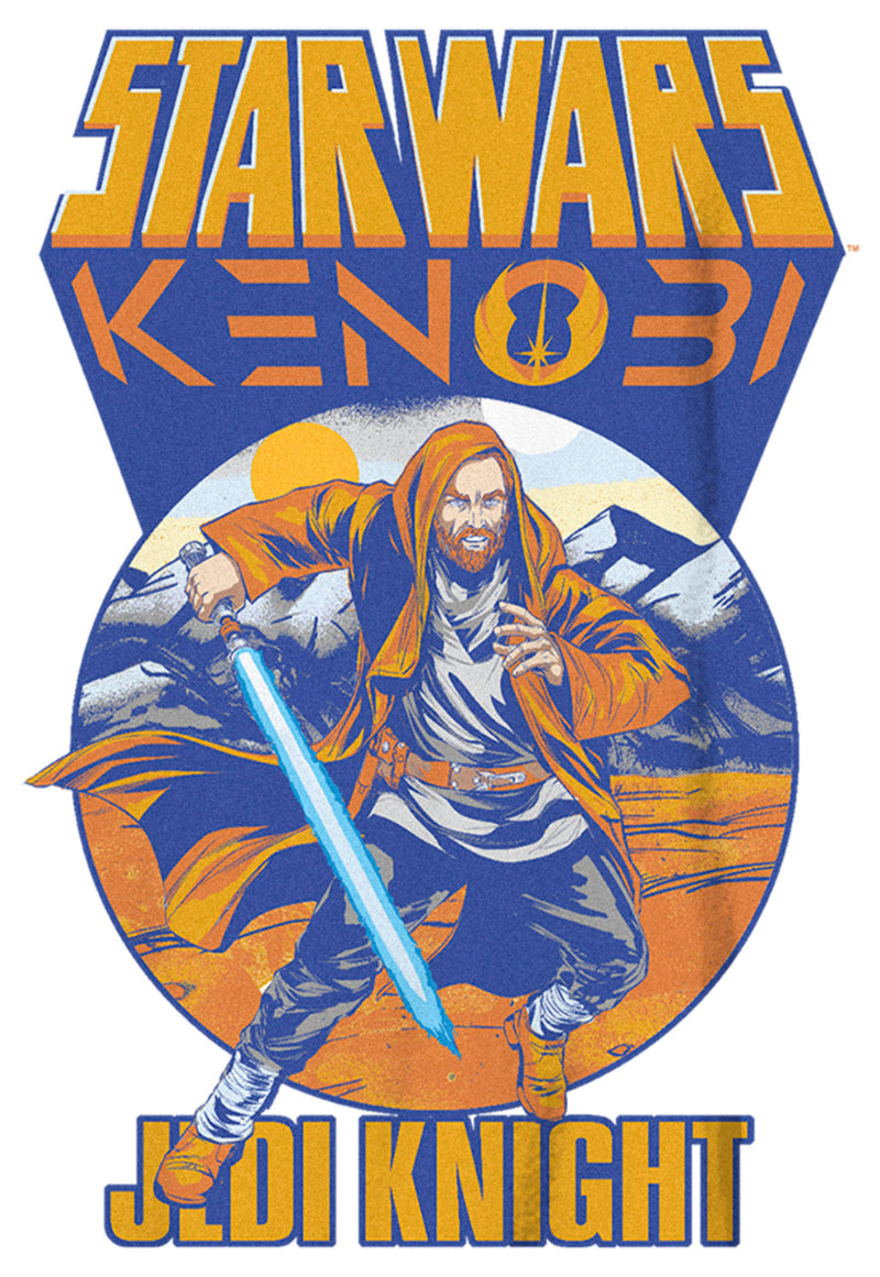 Boy's Star Wars: Obi-Wan Kenobi Retro Jedi Knight T-Shirt