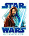 Junior's Star Wars: Obi-Wan Kenobi Jedi Lightsaber with Brushstroke Kenobi T-Shirt