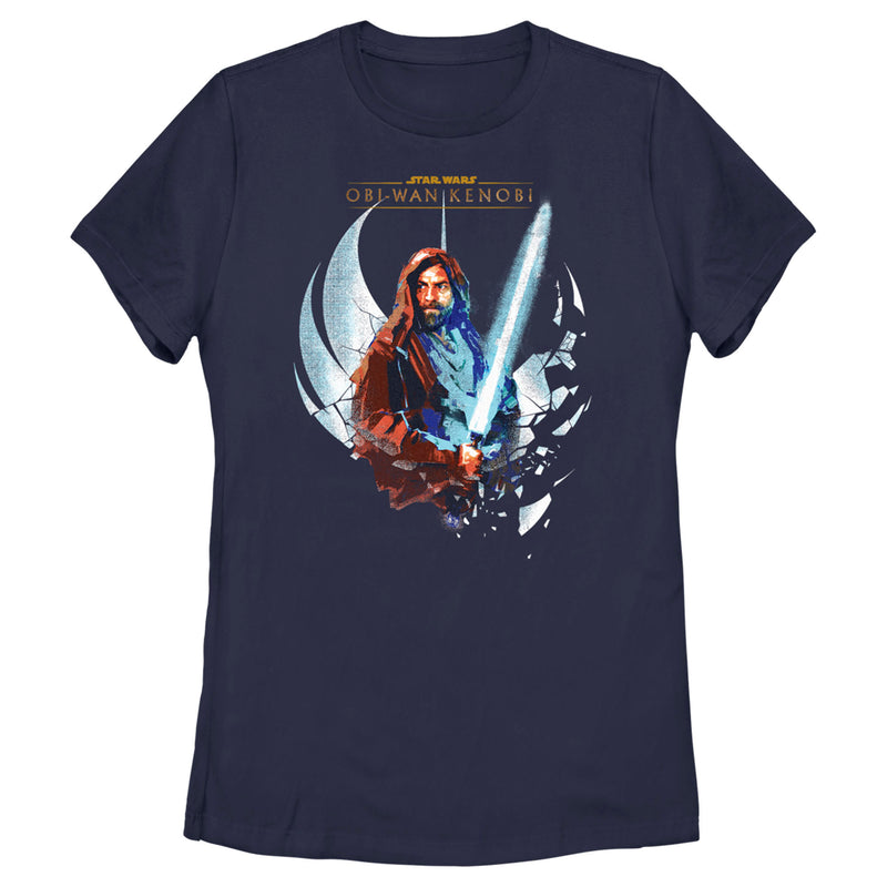 Women's Star Wars: Obi-Wan Kenobi Shattered Jedi Knight Kenobi T-Shirt