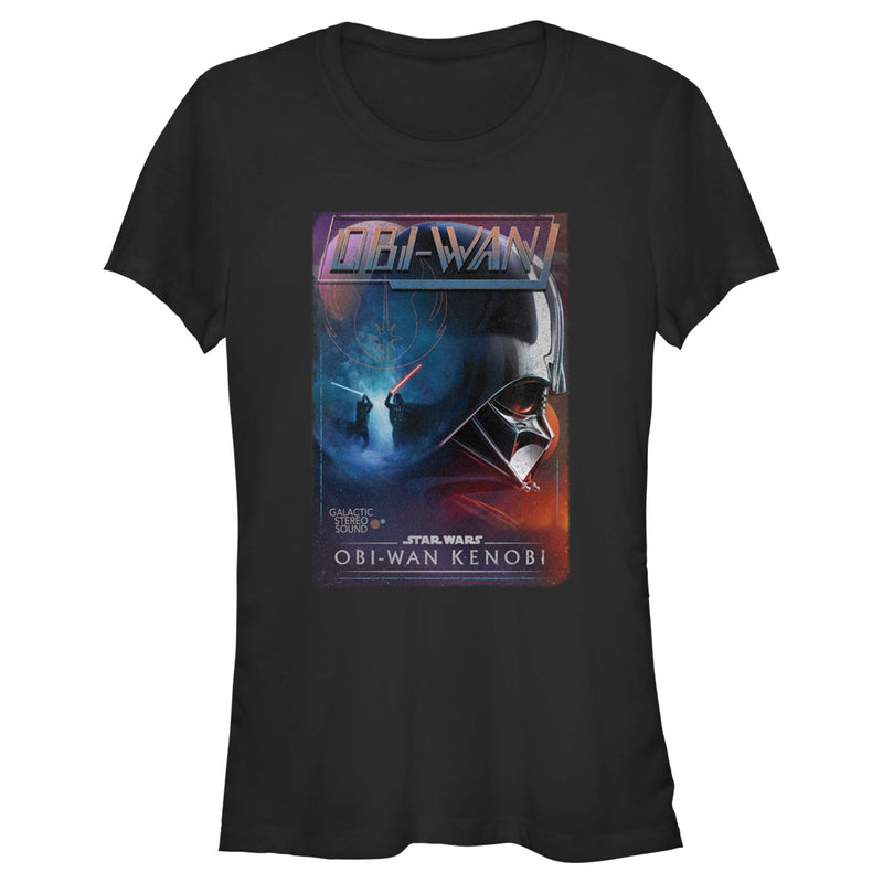 Junior's Star Wars: Obi-Wan Kenobi Darth Vader vs Kenobi Vintage VHS Cassette T-Shirt