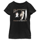 Girl's Star Wars: Obi-Wan Kenobi Darth Vader vs Kenobi Peace is the Way T-Shirt